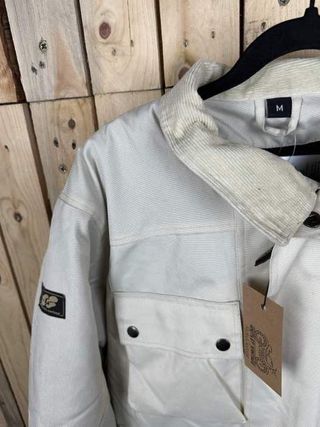 CHAQUETA T-M DE MOTO GARIBALDI CREMA
