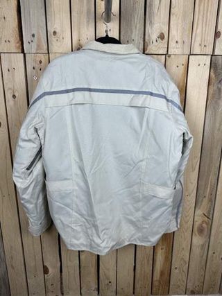 CHAQUETA T-M DE MOTO GARIBALDI CREMA