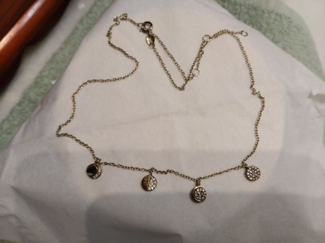 Collar Parfois plata de ley y circonitas