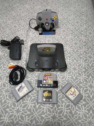 Nintendo 64 + (3) Super Clásicos. Nintendo 64.