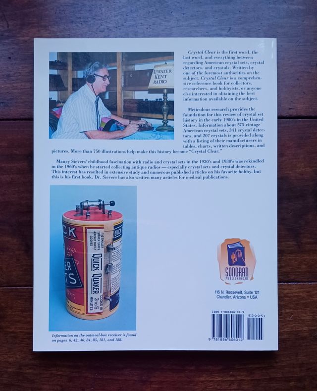 Crystal clear. Vintage american crystal sets.