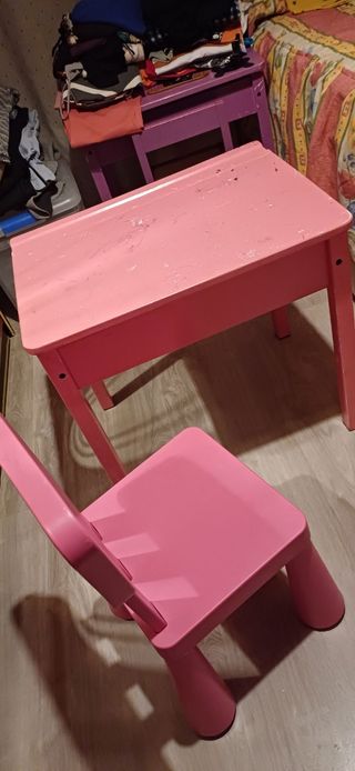 Escritorios infantiles Ikea.
Dos x 30€