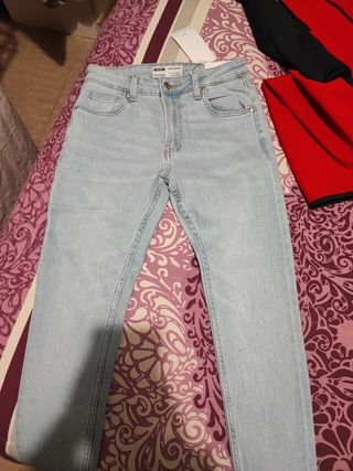 Pantalón denim chico