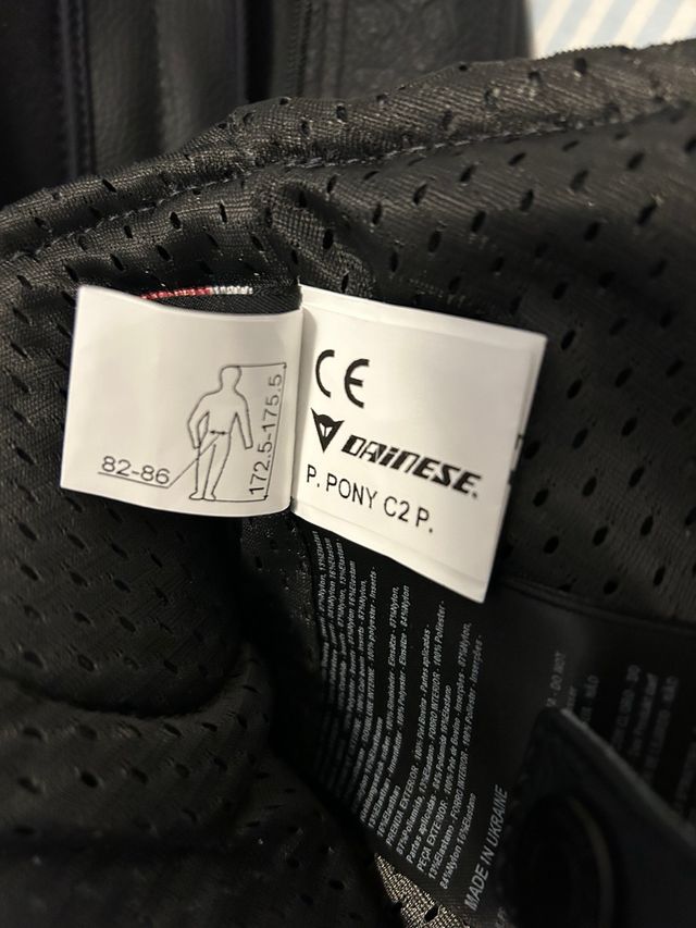 Pantalón moto negro Dainese talla 48