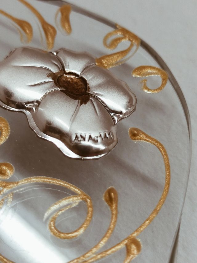 Orologio in vetro artigianale