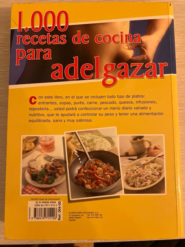 1000 Recetas De Cocina Para Adelgazar