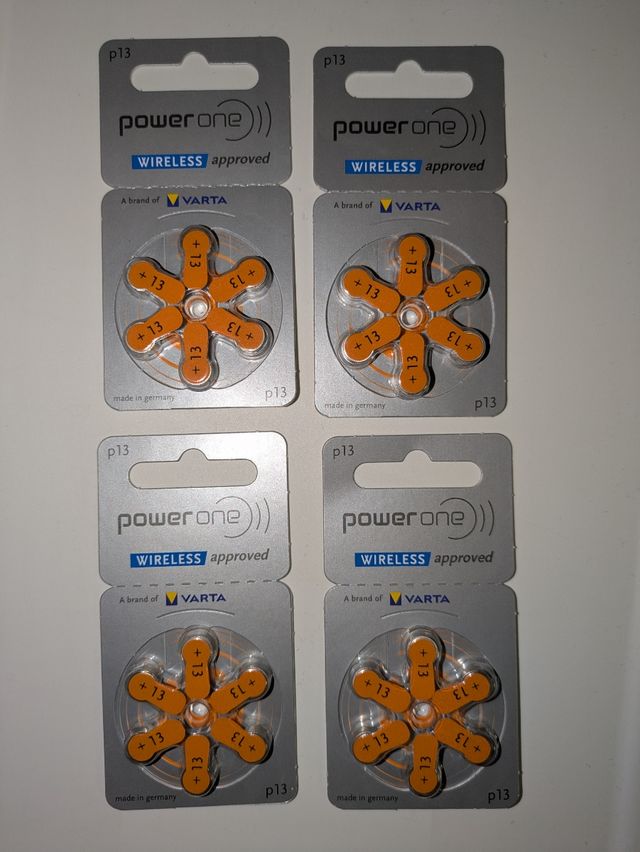 4x Varta Power one p13