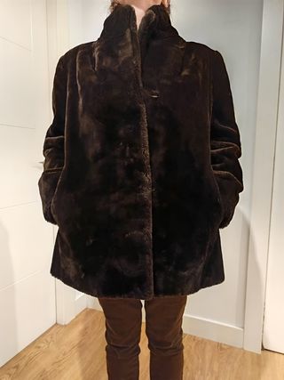 Chaqueton de pelo de buena calidad 