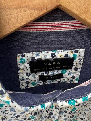Camisa flores hombre talla M