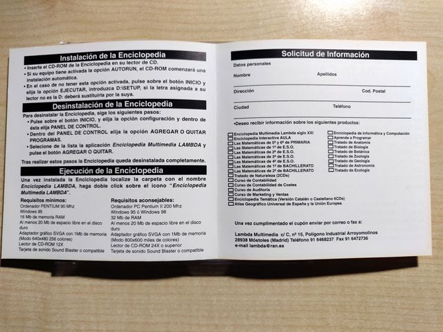 LAMBDA Siglo XXI Enciclopedia Multimedia (CD-ROM)