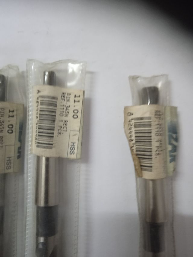 Brocas conicas morse nuevas Izar 11,13 y 14 mm.