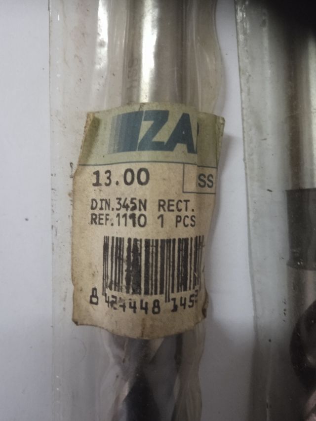 Brocas conicas morse nuevas Izar 11,13 y 14 mm.