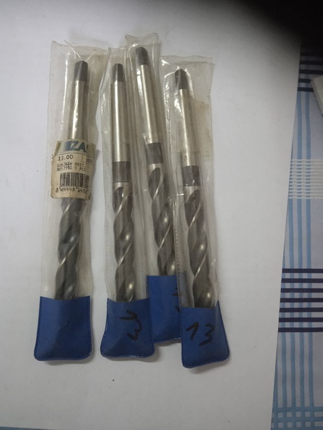 Brocas conicas morse nuevas Izar 11,13 y 14 mm.