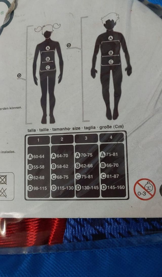 Disfraz payaso infantil - Talla 1