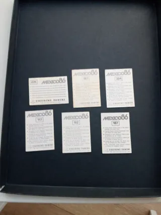 Cromos México 86 mundial panini