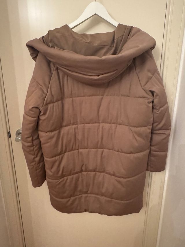 Anorak imbottito color cammello