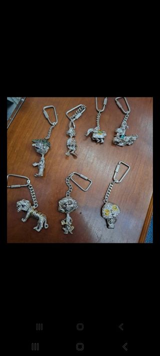 Portachiavi bubble head in metallo