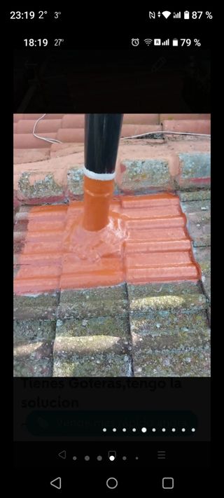 GOTERAS, FILTRACIÓN REPARACIÓN DE TEJADO 