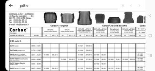 protector moqueta vw golf IV