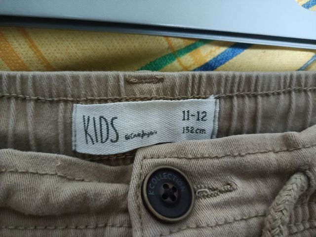 Pantalones cargo kids 11-12