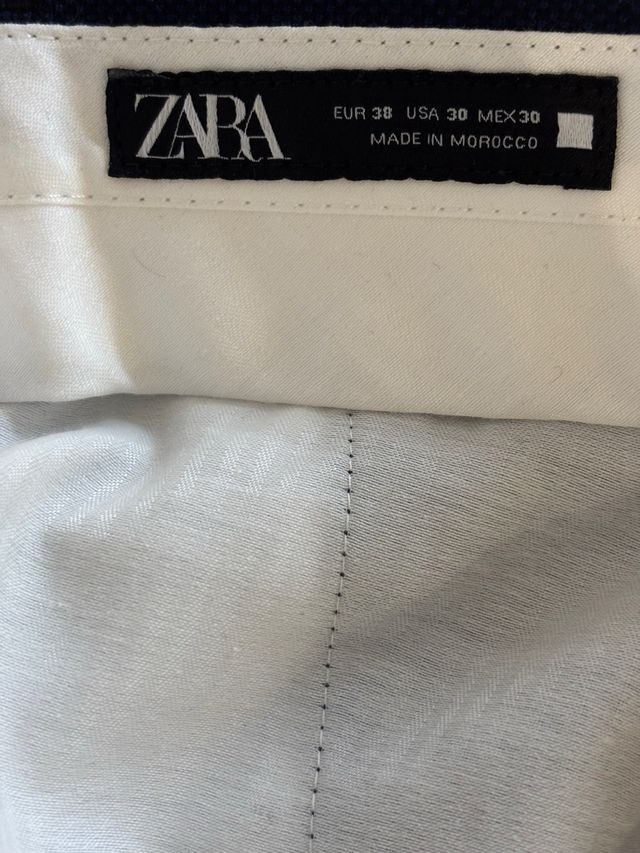 Americana y pantalón traje ojo de perdiz Zara