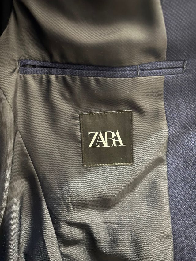 Americana y pantalón traje ojo de perdiz Zara
