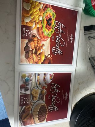 2 Libri Ricette Bimby Torte E Biscotti Vol. 1 e 2.