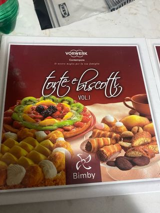 2 Libri Ricette Bimby Torte E Biscotti Vol. 1 e 2.