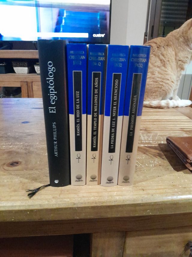 El egiptólogo +4 libros Cristian Jack