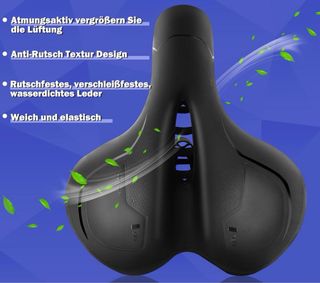 Sillín de gel bicicleta Pro Max 30 x 28 cm