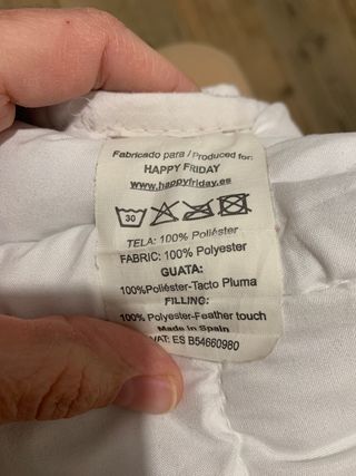 Relleno nórdico de funda de cuna