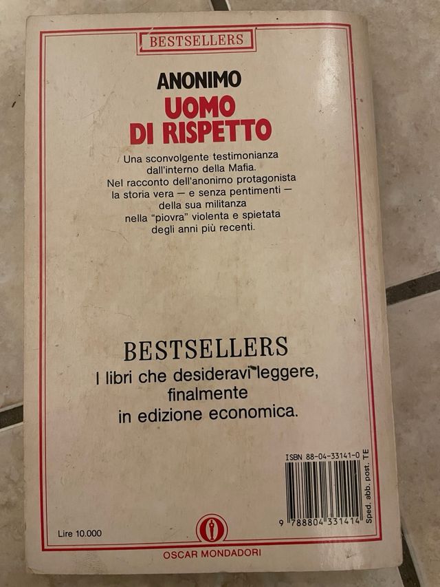 Uomo di rispetto (Oscar bestsellers)
