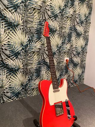 Partcaster Fender Telecaster custom'62 Torino Red