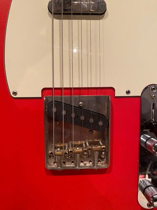 Partcaster Fender Telecaster custom'62 Torino Red