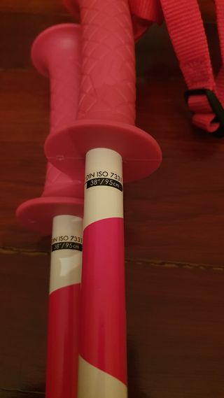 Bastones esqui niña nuevos Aluminio 95cm. Marca K