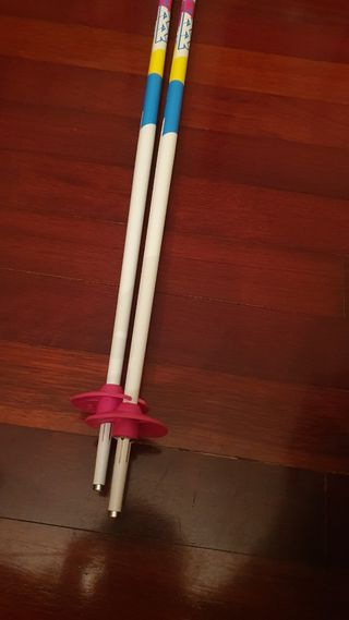 Bastones esqui niña nuevos Aluminio 95cm. Marca K