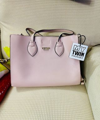 Twinset My Twin Borsa a Mano in Similpelle rosa