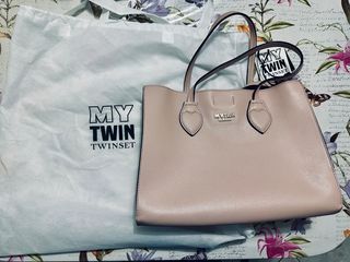 Twinset My Twin Borsa a Mano in Similpelle rosa