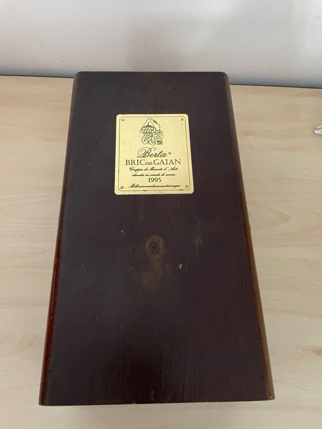 Scatola in legno grappa Berta