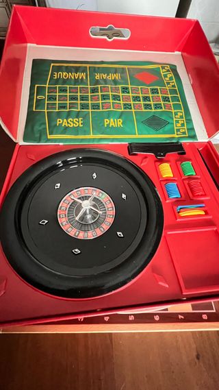 roulette con fiches e tappetino