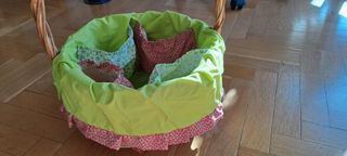 Cesta regalo bebé recién nacido o costura y punto