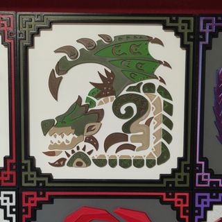 Cuadros Monster Hunter, Rathalos, Rathian, Rey Dau