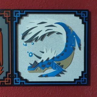 Cuadros Monster Hunter, Rathalos, Rathian, Rey Dau
