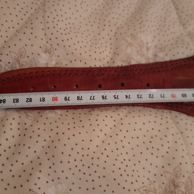 Cintura in pelle intrecciata