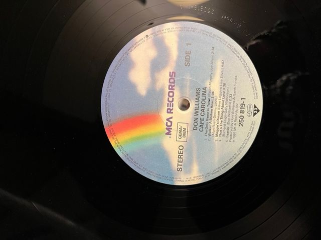 Don Williams “Cafe Carolina” LP 1984