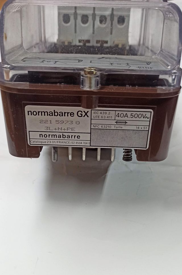 Spina modulo per blindo Normabarre GX 40A 500V