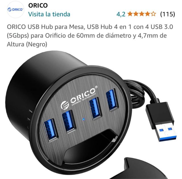 USB Hub para mesa.