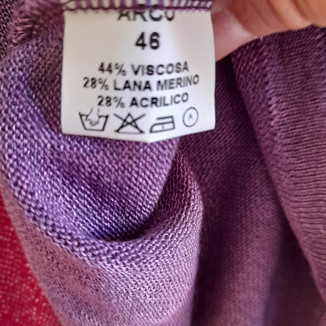 Maglione a collo alto in lana merino