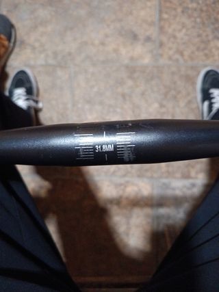 Manillar carbono ancho bicicleta 
