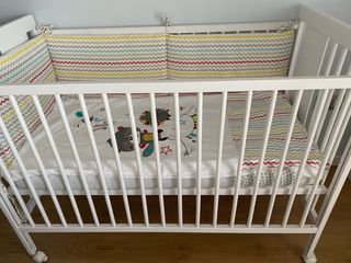 Cuna madera regulable